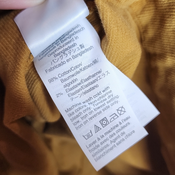 Crewcuts Mustard Brown Corduroy Sleeveless Dress Size 16 Kids J. Crew - Picture 9 of 16